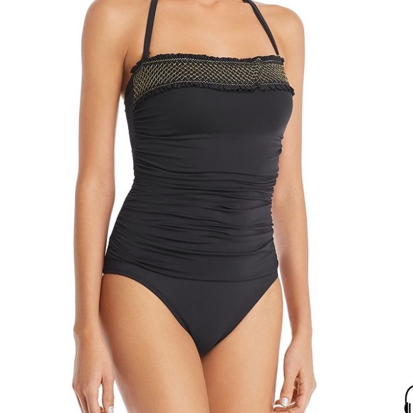 BLEU ROD BEATTIE Convertible Smocked One Piece Swimsuit - Picture 2 of 8